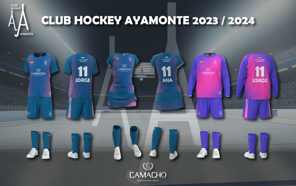 CLUB HOCKEY AYAMONTE Prensentacion 2023 1a equipacion scaled 1
